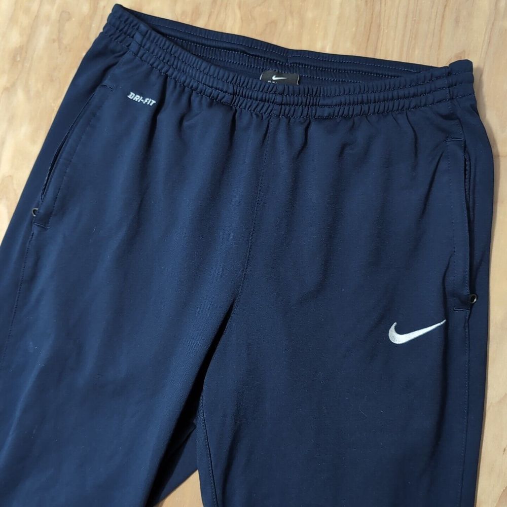 Nike Form Men's Dri-FIT Open-Hem Versatile Training Pants 27x31" Navy Blue